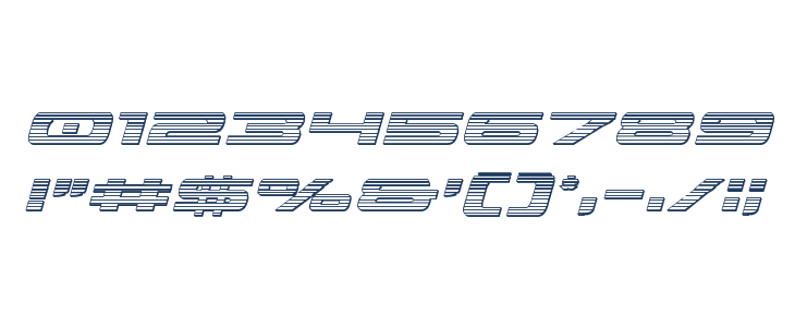 Classic Cobra Chrome Italic Other Characters