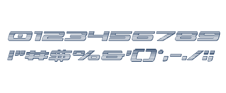 Classic Cobra Chrome Italic Other Characters