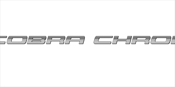 Classic Cobra Chrome Italic Logo