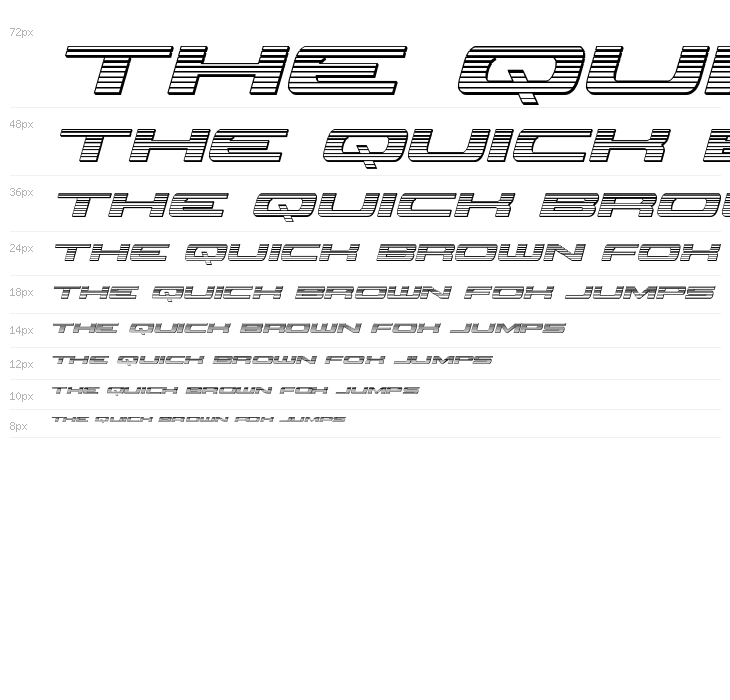 Classic Cobra Chrome Italic Waterfall