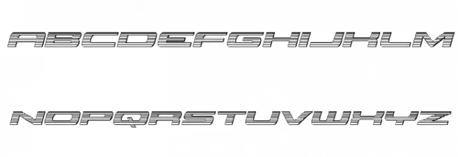 Classic Cobra Chrome Italic फ़ॉन्ट लोअरकेस