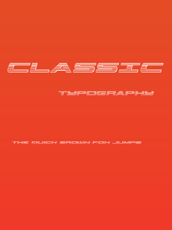 Classic Cobra Chrome Italic Poster