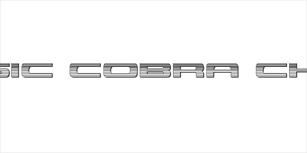 Classic Cobra Chrome Logo