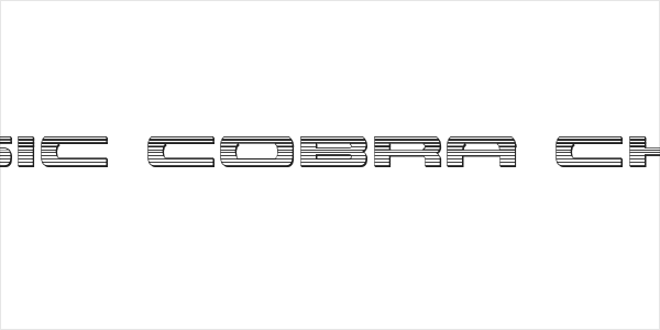 Classic Cobra Chrome Logo