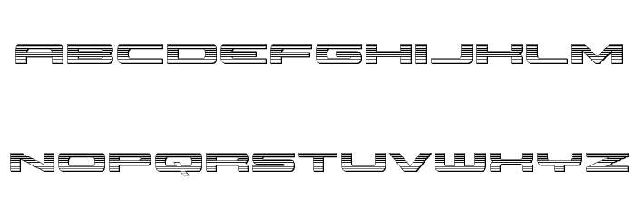 Classic Cobra Chrome Font LOWERCASE