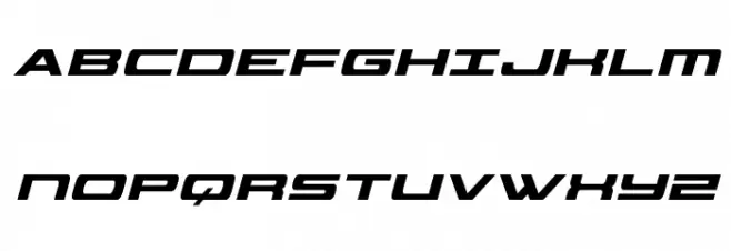 Classic Cobra Condensed Italic Fuentes MAYÚSCULAS