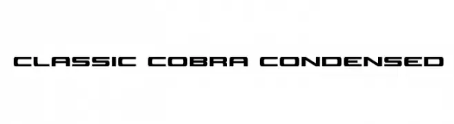 Classic Cobra Condensed  Descarca Fonturi Gratis