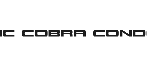 Classic Cobra Condensed Logo