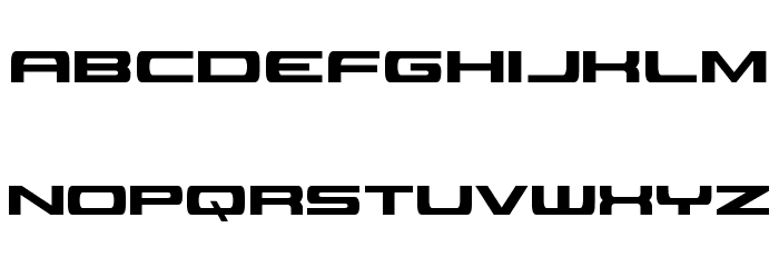 Classic Cobra Condensed Font LOWERCASE