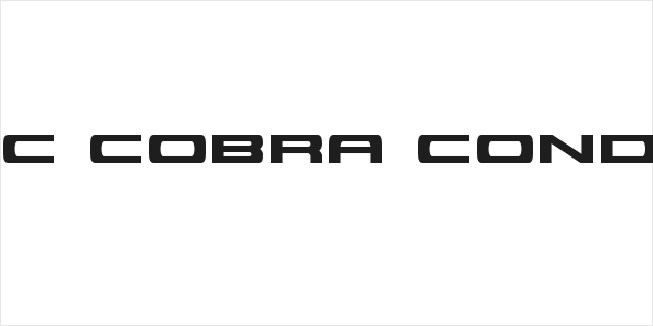 Classic Cobra Condensed Logo