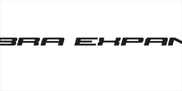 Classic Cobra Expanded Italic Logo