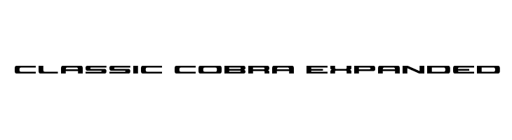 Classic Cobra Expanded Font