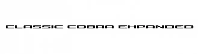 Classic Cobra Expanded  Descarca Fonturi Gratis