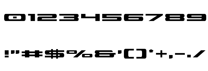 Classic Cobra Expanded Font OTHER CHARS