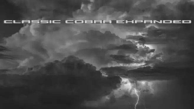 Classic Cobra Expanded Font examples