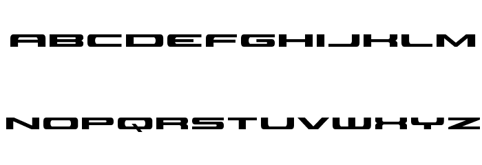 Classic Cobra Expanded Font LOWERCASE