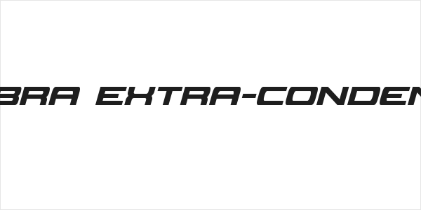 Classic Cobra Extra-Condensed Italic Logo