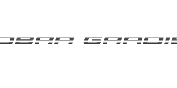 Classic Cobra Gradient Italic Logo