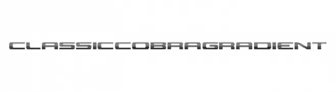 Classic Cobra Gradient  Descarca Fonturi Gratis