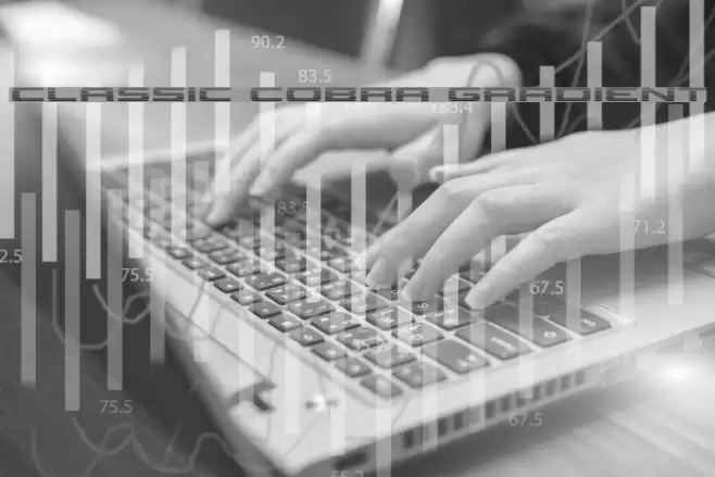 Classic Cobra Gradient Font examples