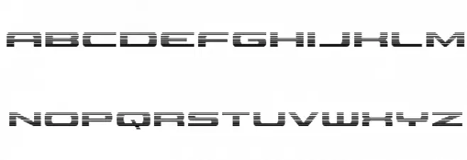 Classic Cobra Gradient フォント 小文字