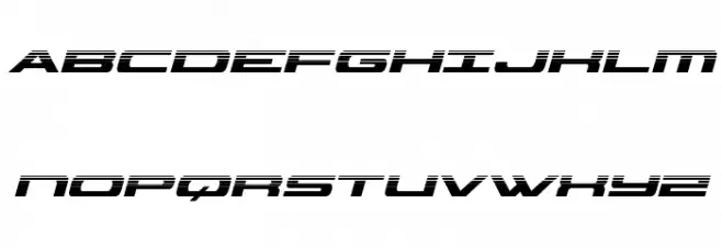 Classic Cobra Halftone Italic Schriftart Groß