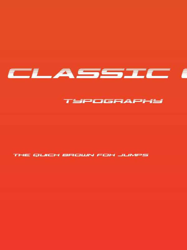 Classic Cobra Halftone Italic Poster