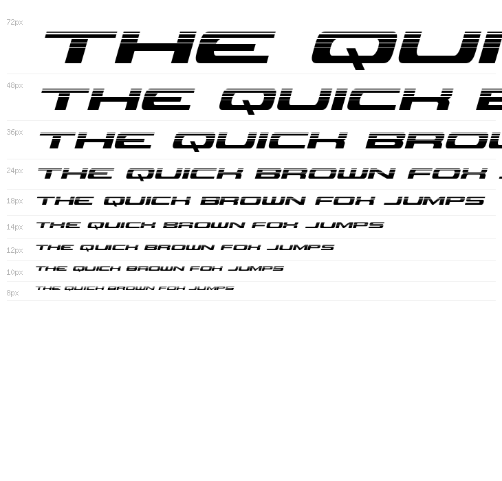 Classic Cobra Halftone Italic Waterfall