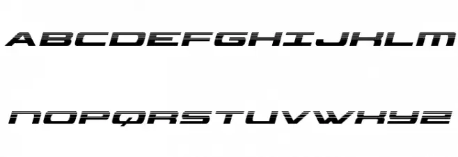 Classic Cobra Halftone Italic Font Litere mari