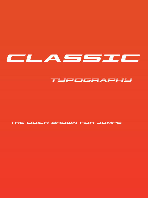 Classic Cobra Halftone Italic Poster