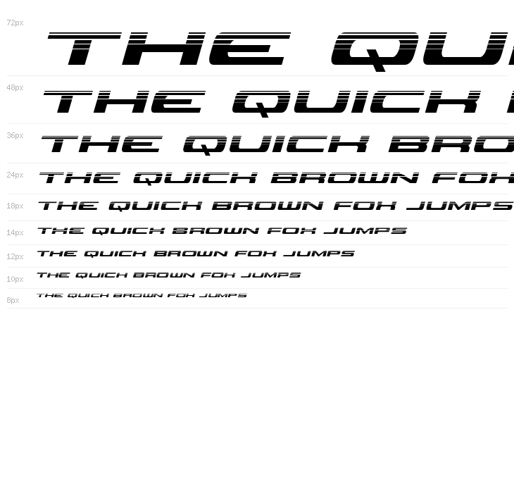 Classic Cobra Halftone Italic Waterfall