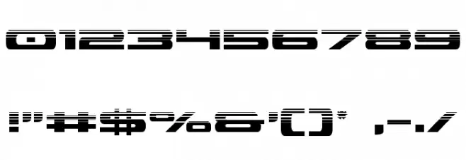 Classic Cobra Halftone Font OTHER CHARS