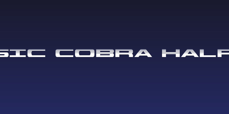 Classic Cobra Halftone Social Header