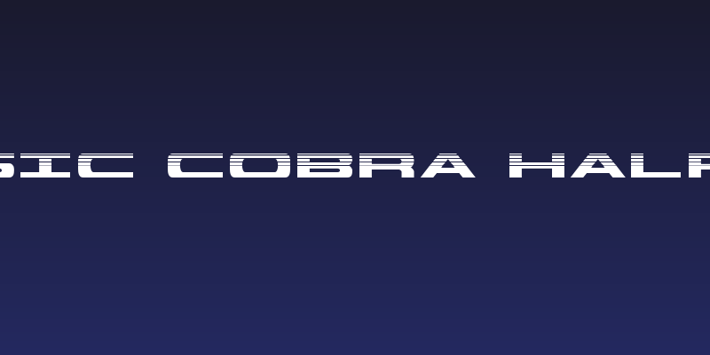 Classic Cobra Halftone Social Header