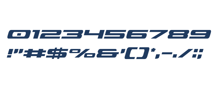 Classic Cobra Italic Other Characters