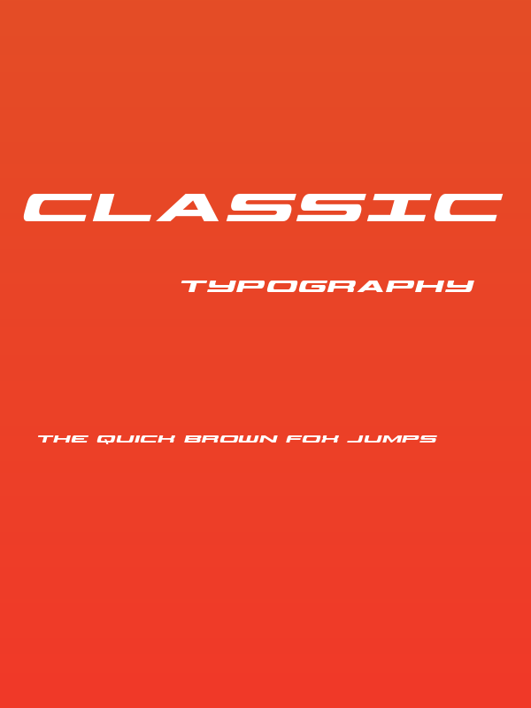 Classic Cobra Italic Poster