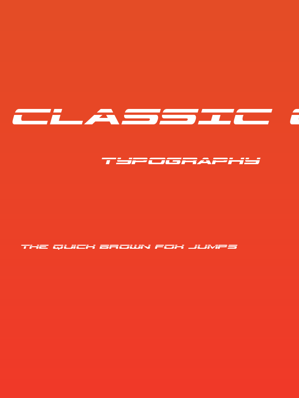 Classic Cobra Laser Italic Poster