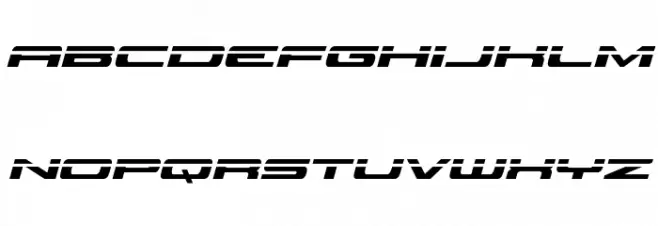 Classic Cobra Laser Italic Caratteri MINUSCOLO