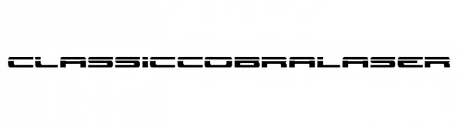 Classic Cobra Laser  Frei Schriftart Herunterladen