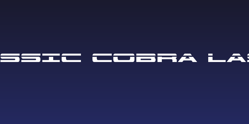 Classic Cobra Laser Social Header