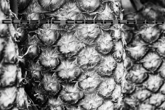 Classic Cobra Laser Font examples