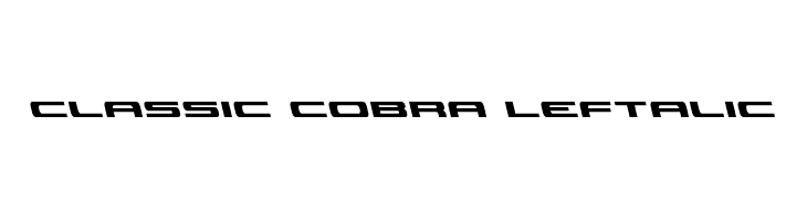 Classic Cobra Leftalic  لخطوط تنزيل