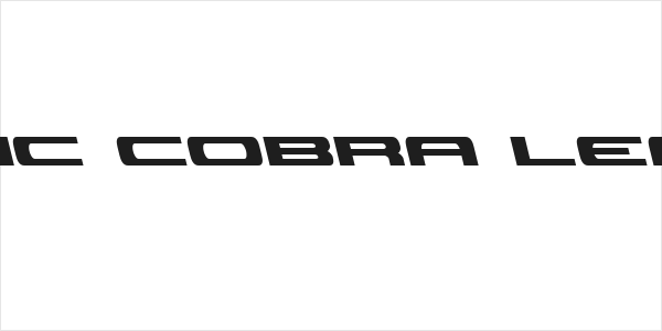 Classic Cobra Leftalic Logo