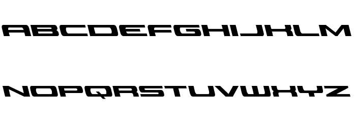 Classic Cobra Leftalic Font LOWERCASE
