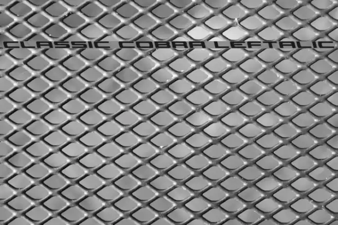 Classic Cobra Leftalic Font examples