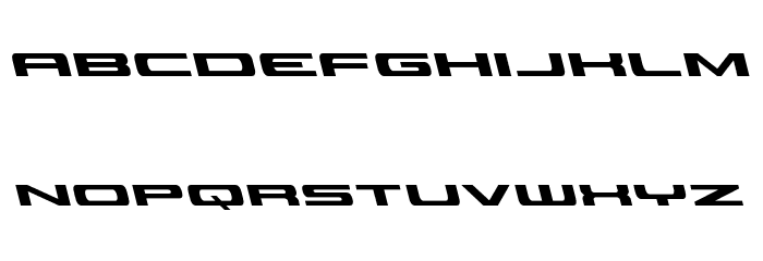 Classic Cobra Leftalic Font LOWERCASE