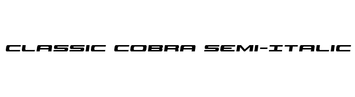 Classic Cobra Semi-Italic  baixar fontes gratis