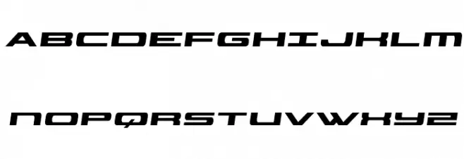 Classic Cobra Semi-Italic 字体 大写