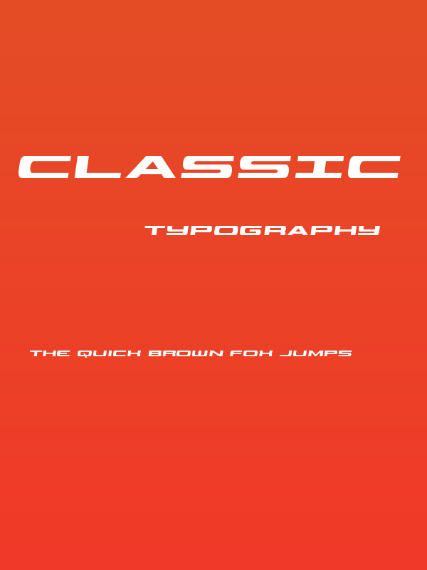 Classic Cobra Semi-Italic Poster