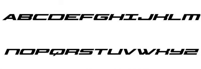 Classic Cobra Super-Italic Schriftart Groß